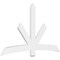 Ekena Millwork Alberta Architectural Grade PVC Gable Bracket, 84"W x 49"H x 2"D x 6"F, 14/12 Pitch GBP084X49X0206ALB00 - alternate 1
